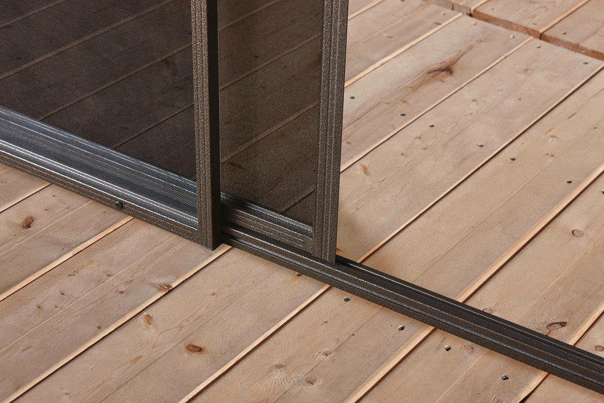PAVILLON 427/296/362 cm   - Bronzefarben, Basics, Kunststoff/Metall (427/296/362cm)
