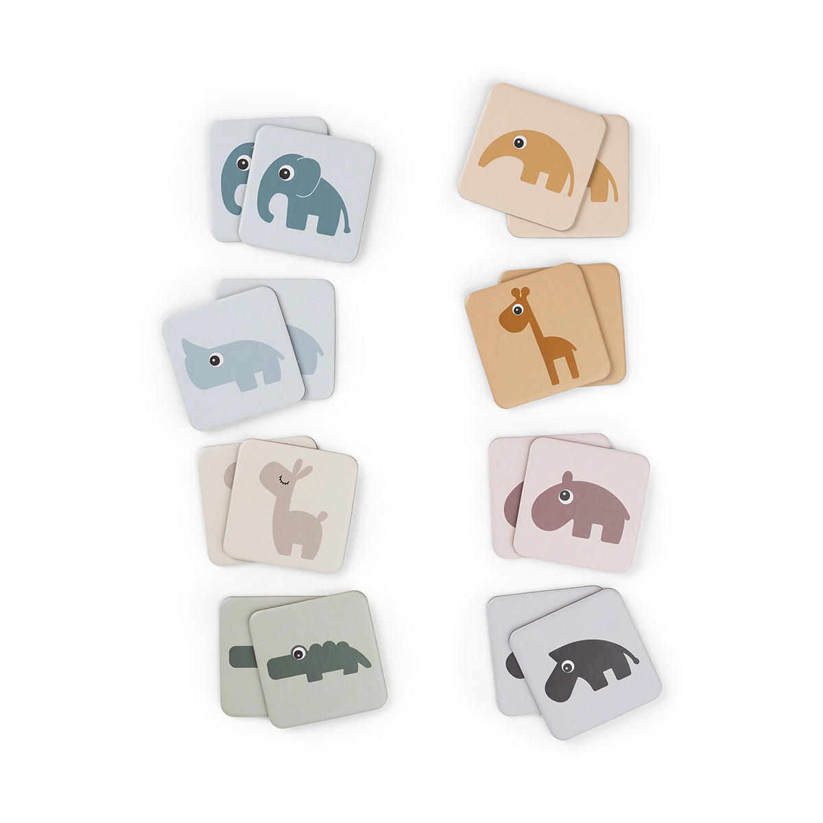 MEMORY  - Multicolor, Basics, Karton (6,5/6,5/0,2cm) - done by deer