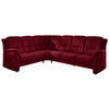 ECKSOFA in Mikrofaser Hellrot  - Hellrot/Beige, Konventionell, Textil/Metall (223/275cm) - Beldomo Comfort