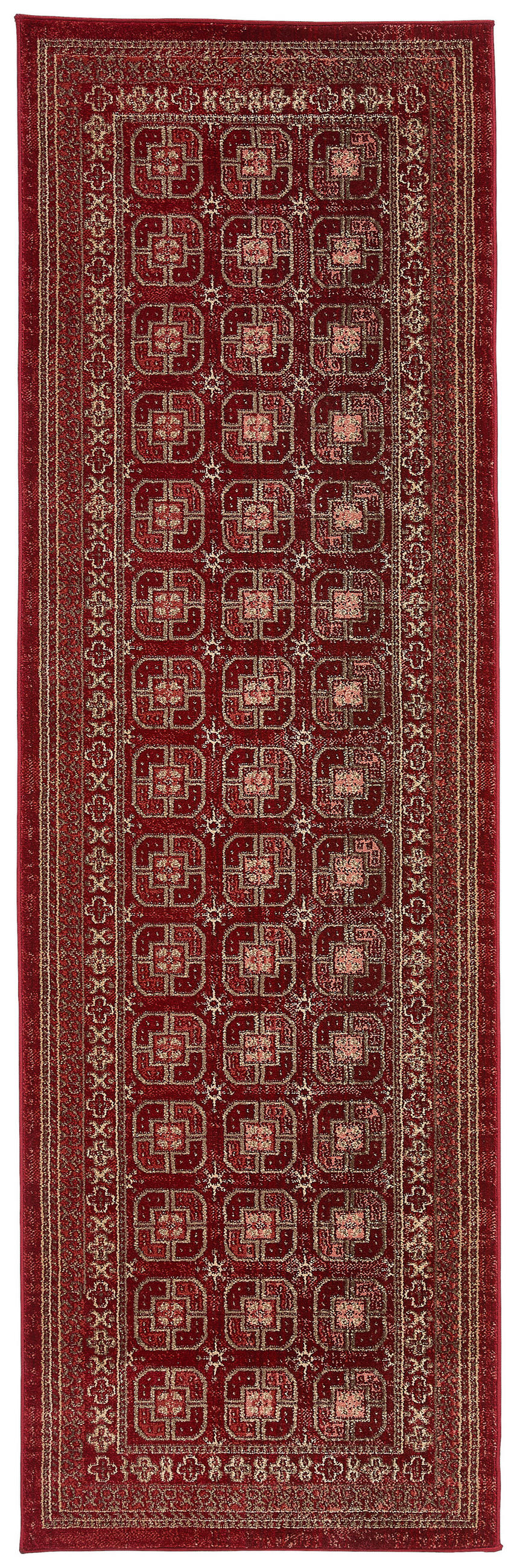 LÄUFER 80/250 cm  - Rot, Design, Textil (80/250cm) - Novel