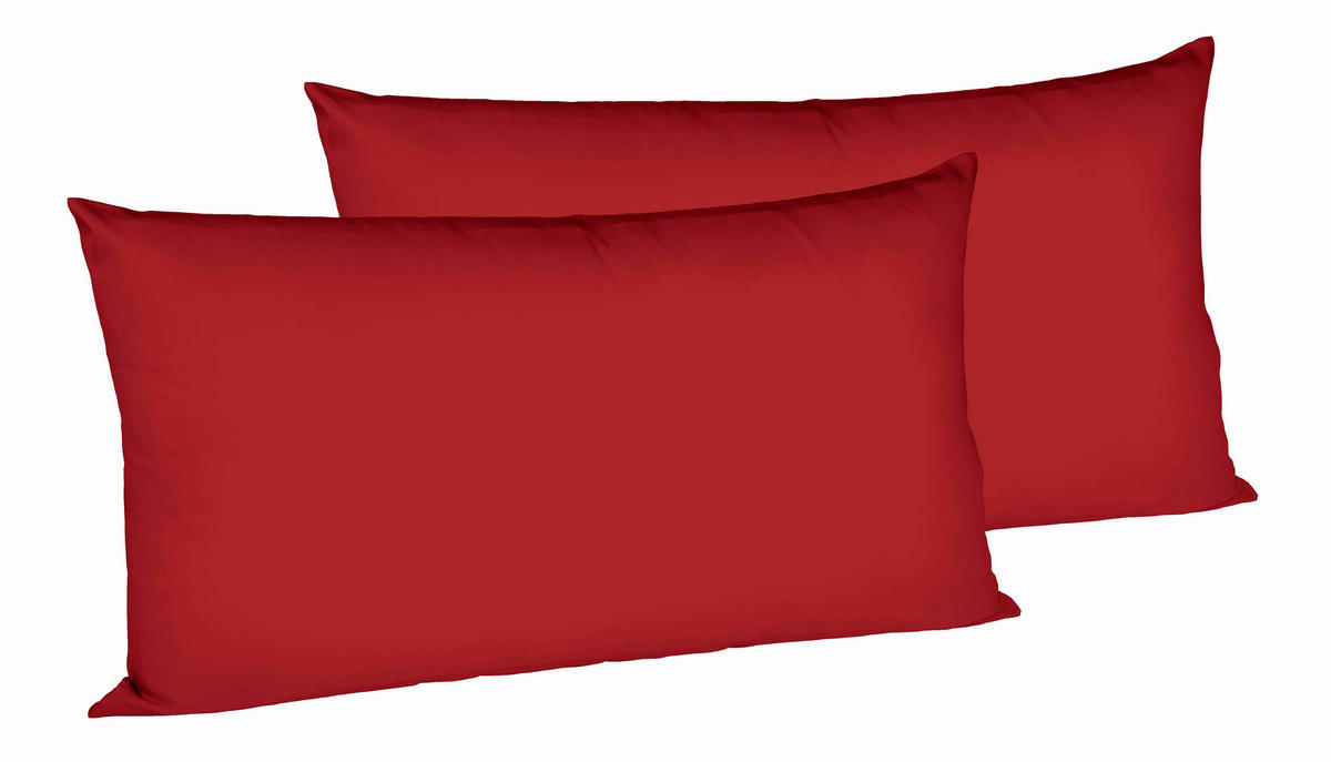KOPFKISSENBEZUG 40/80 cm  - Bordeaux, Basics, Textil (40/80cm) - Fleuresse