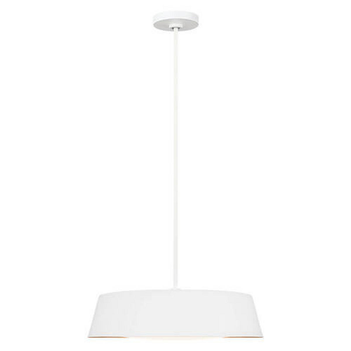 VISEČA SVETILKA  Elstead Asher      48.5/33 cm      E14 - bela, Basics, kovina/steklo (48.5/33cm) - Elstead Lighting