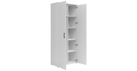 MEHRZWECKSCHRANK 80/195/40 cm  - Anthrazit/Schwarz, MODERN, Holzwerkstoff/Kunststoff (80/195/40cm) - Carryhome