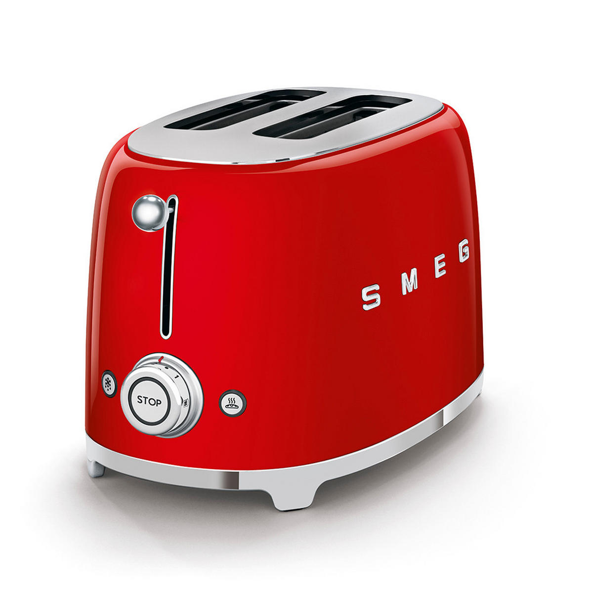 TOASTER  - Rot, Basics, Metall (31/19,5/20cm) - SMEG