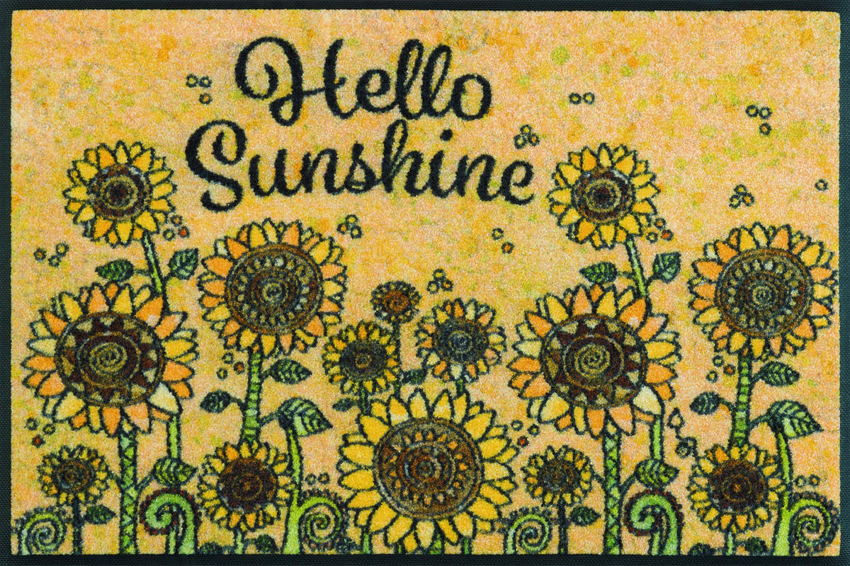 FUßMATTE  50/75 cm  Beige  - Beige, Design, Kunststoff/Textil (50/75cm) - wash+dry