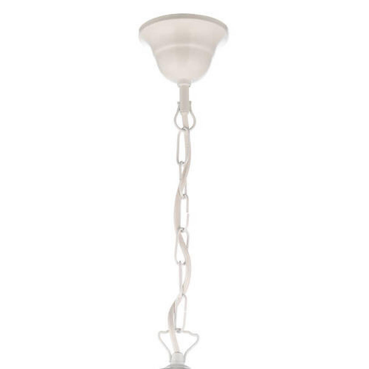 DĚTSKÉ ZÁVĚSNÉ SVÍTIDLO, 70/80 cm  - bílá/pink, Basics, kov/sklo (70/80cm)