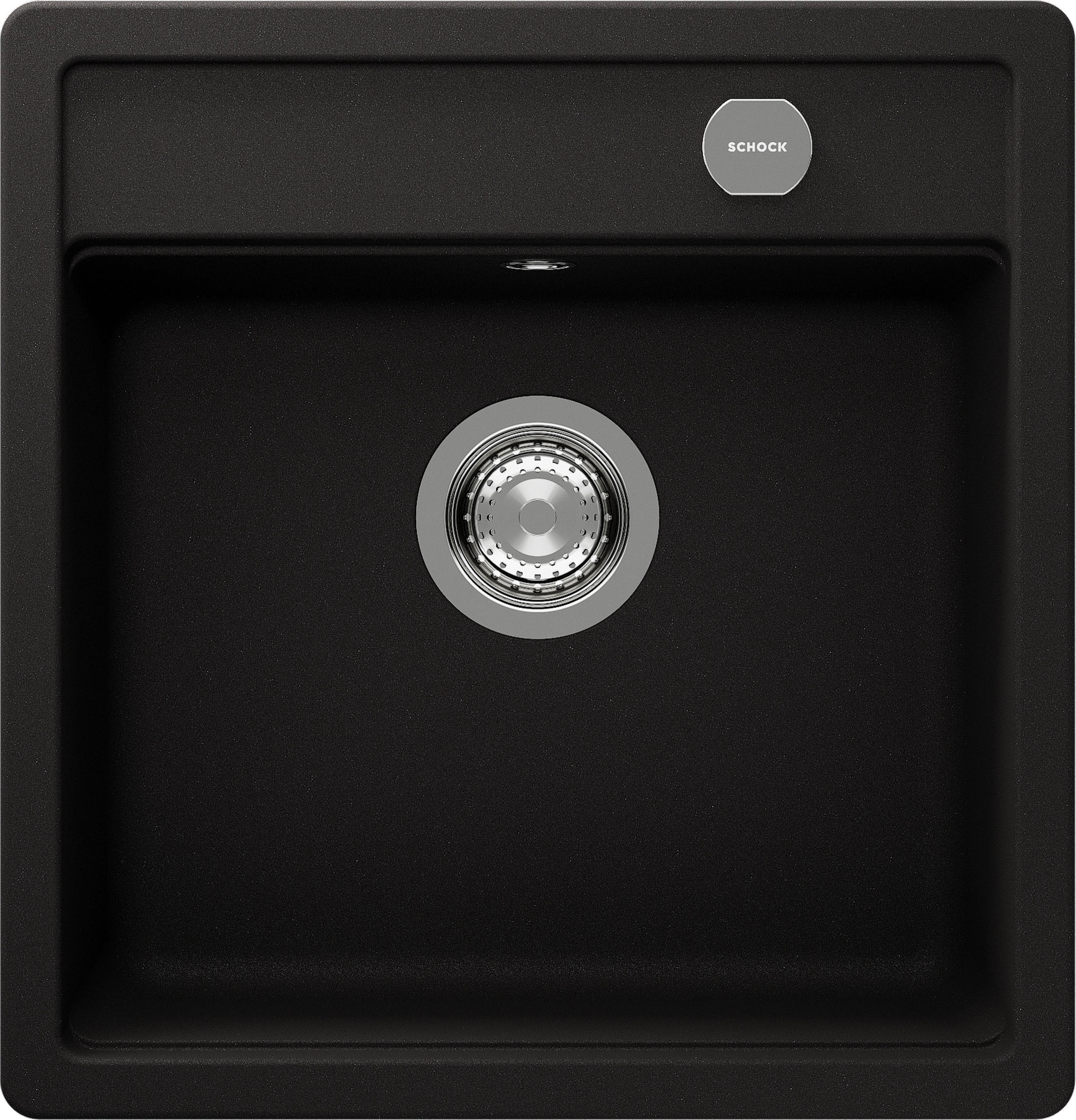 SPÜLE NEMN100SAGNE  - Graphitfarben, Basics, Stein (49/29/51cm) - Schock