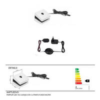 LED-KLEMMLEUCHTE   - Silberfarben, KONVENTIONELL, Kunststoff - Carryhome