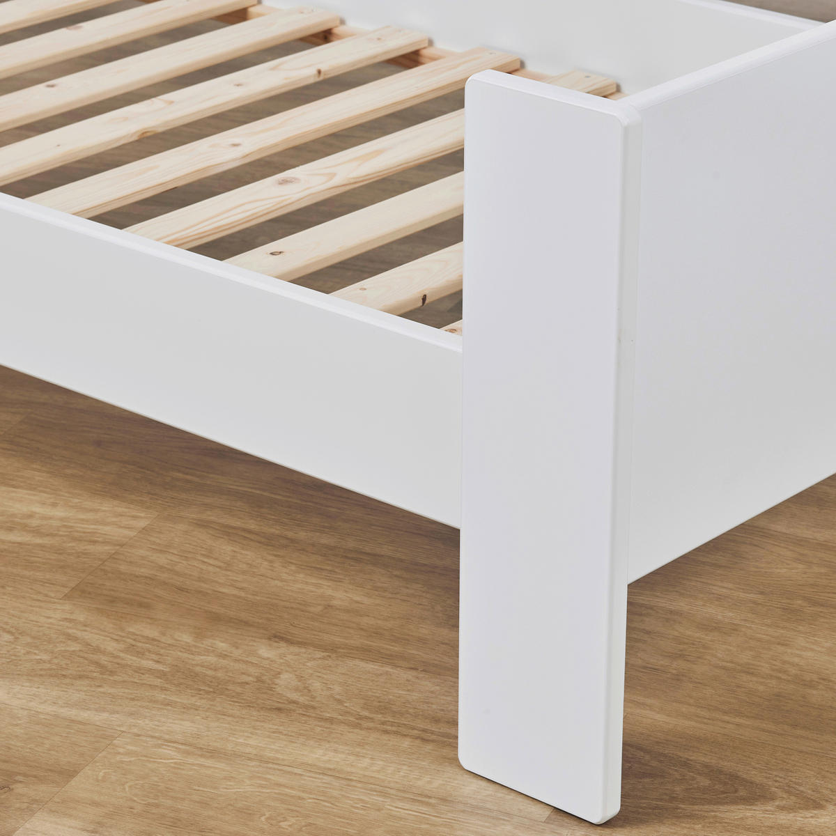 KINDER-/JUNIORBETT - Naturfarben/Weiß, MODERN, Holz/Holzwerkstoff (90/200cm) - MID.YOU