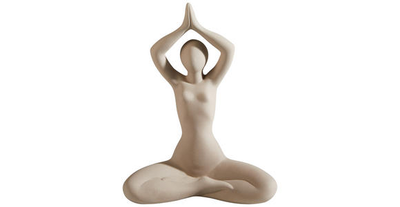 SKULPTUR - Creme, Basics, Keramik (29/37,5/19,5cm) - Ambia Home