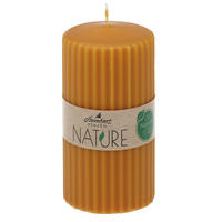 STUMPENKERZE  - Honig, Basics, Naturmaterialien (5,7/11,0cm) - Steinhart