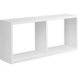 WANDREGAL 59/30/14,5 cm  - Weiß, KONVENTIONELL, Holzwerkstoff (59/30/14,5cm) - Xora