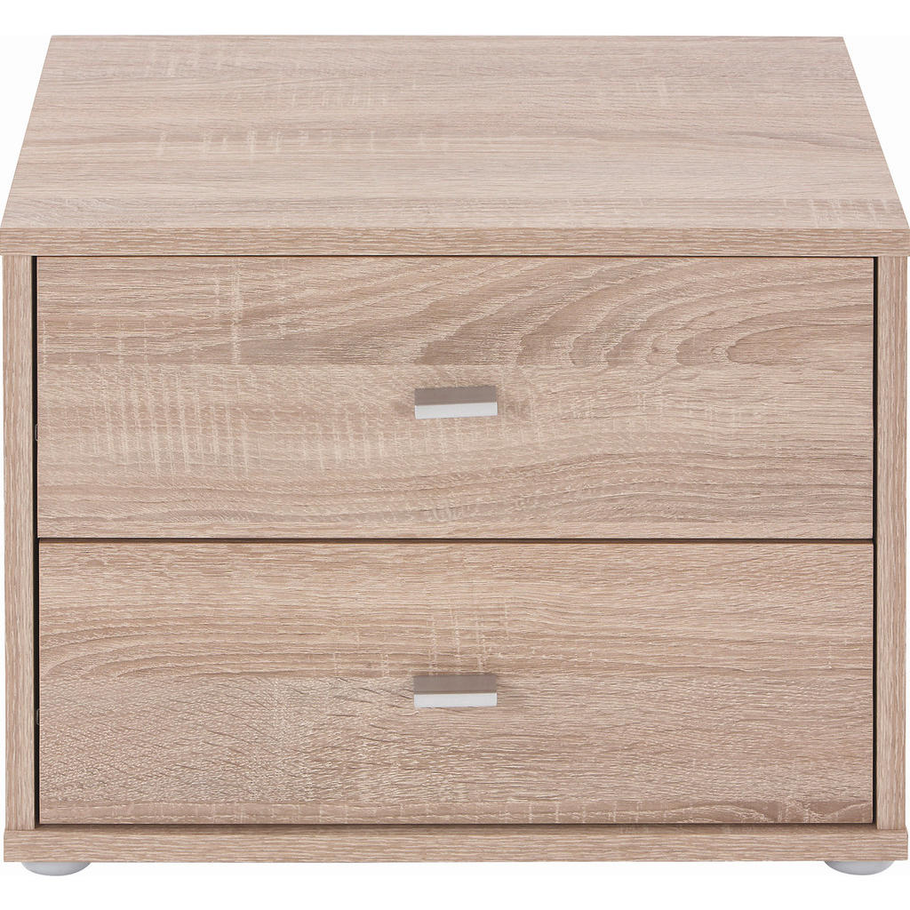 Thumbnail - Xxxl Nachtschrank, Sonoma Eiche, Holz, Eiche, 2 Schubladen, 50x38.1x35.2 cm, Schlafzimmer, Nachttische