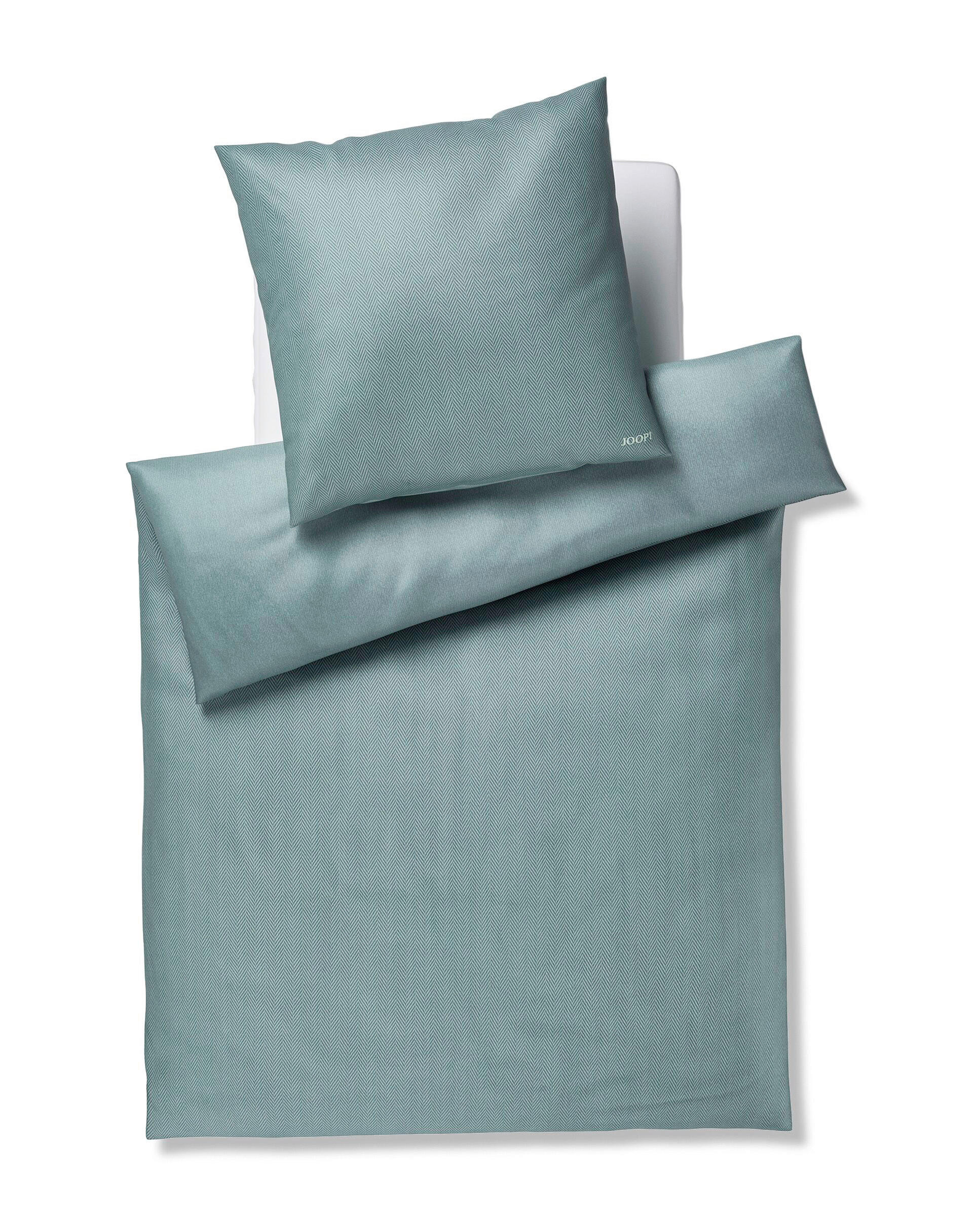 WENDEBETTWÄSCHE Makosatin 155/220 cm  - Smaragdgrün, Basics, Textil (155/220cm) - Joop!