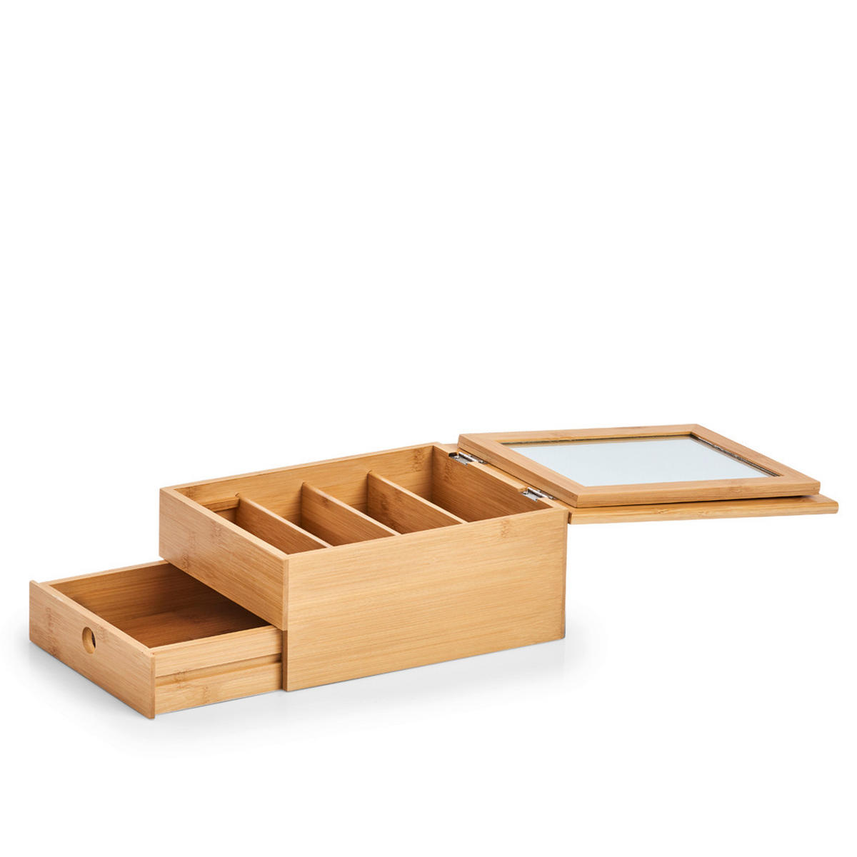 SCHMUCKKÄSTCHEN - Naturfarben, Basics, Holz (25/19/12cm) - Zeller Present