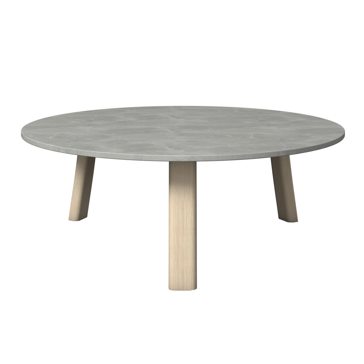 LOUNGETISCH 95/95/34 cm Holz, Kunststoff  - Eschefarben/Hellgrau, ROMANTIK / LANDHAUS, Holz/Kunststoff (95/95/34cm) - Dieter Knoll