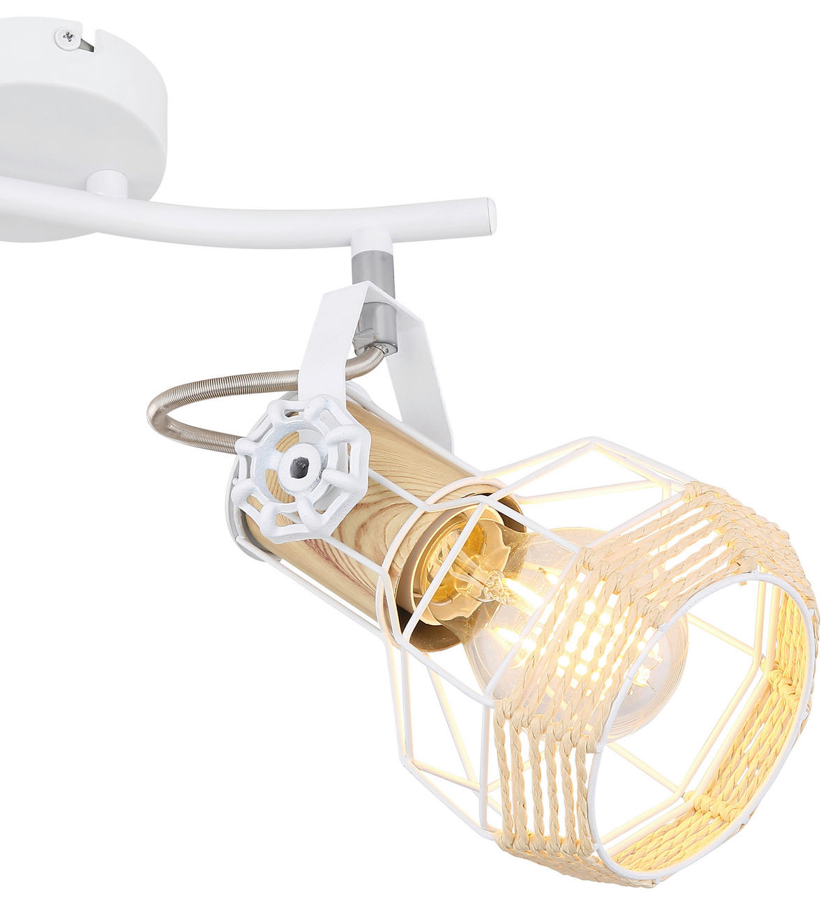 STRAHLER 29,6/23/19 cm   - Naturfarben/Weiß, Basics, Metall (29,6/23/19cm) - Globo