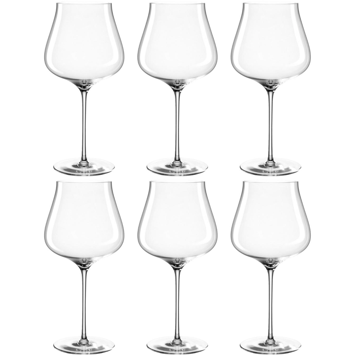 GLÄSERSET Brunelli 6-teilig  - Klar, LIFESTYLE, Glas (770ml) - Leonardo