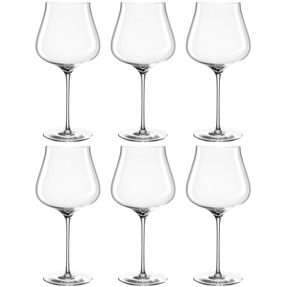 GLÄSERSET Brunelli 6-teilig  - Klar, LIFESTYLE, Glas (770ml) - Leonardo