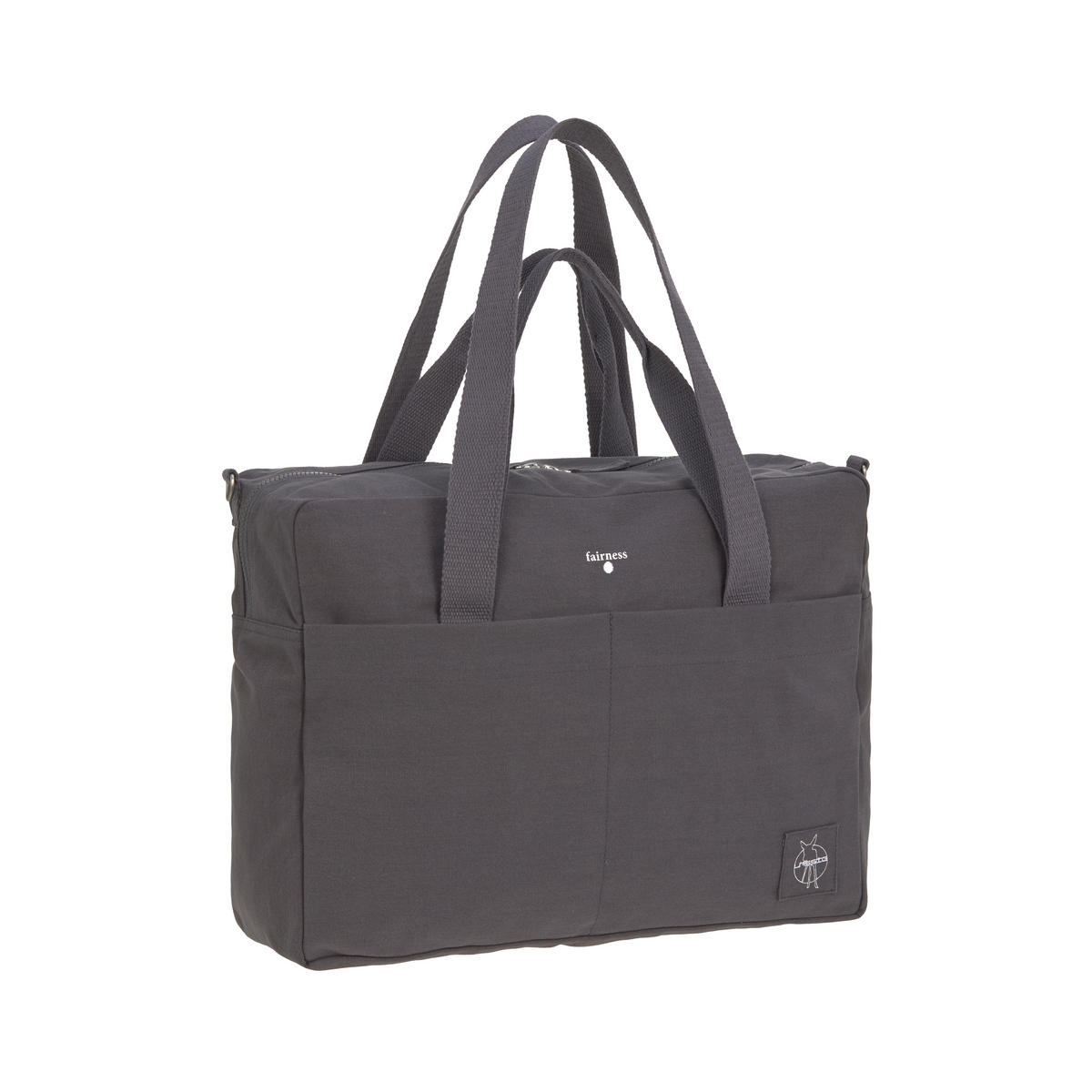 WICKELTASCHE  - Anthrazit, Basics, Textil (44/16/34cm) - Lässig