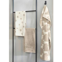 OSUŠKA DO SPRCHY, 80/150 cm, přírodní barvy, béžová - přírodní barvy/béžová, Basics, textil (80/150cm) - Cawoe