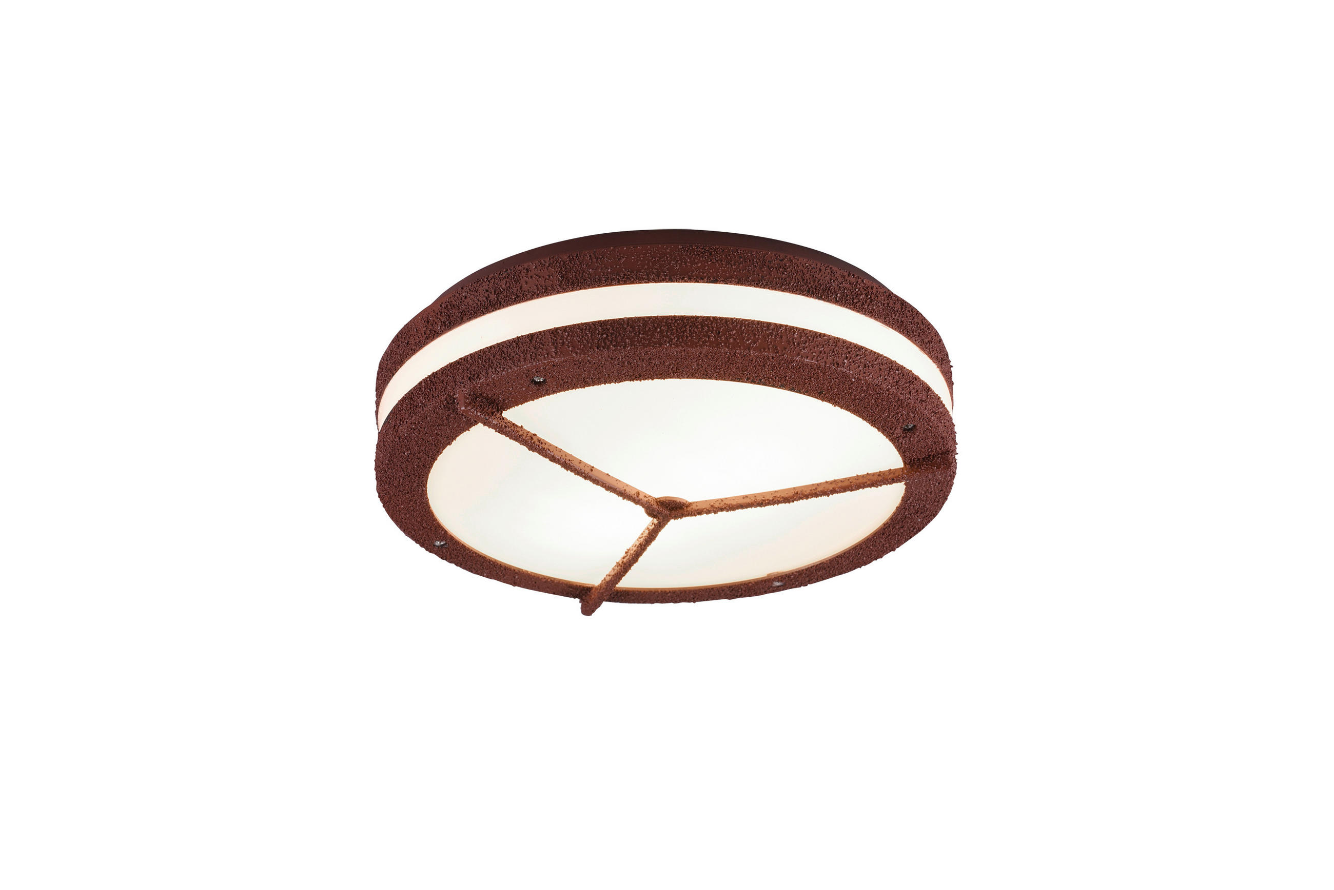 STROPNA SVJETILJKA VANJSKA Murray  - boje hrđe/bijela, Basics, plastika (30/9,5cm)