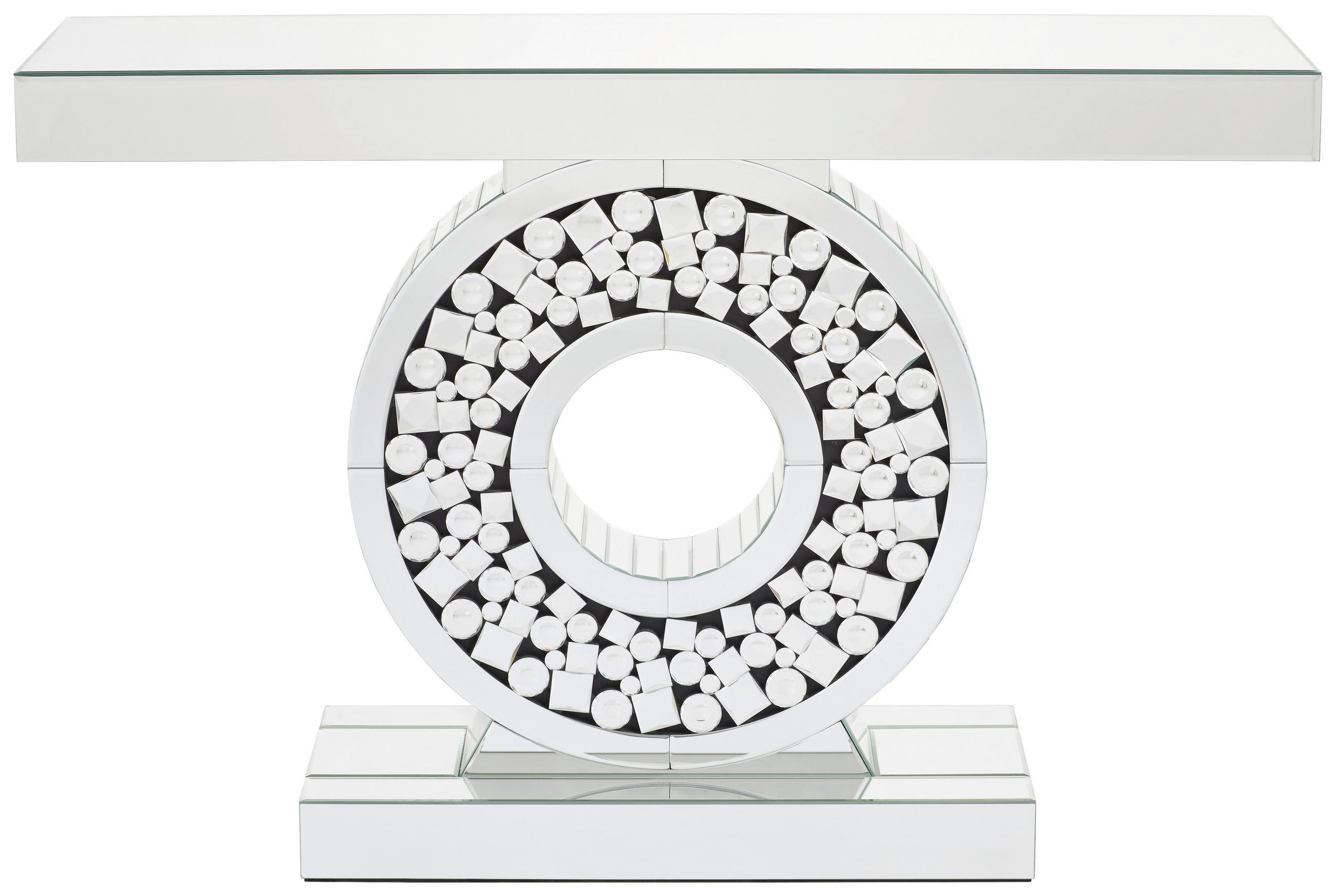 Thumbnail - Xora Konsolentisch, Glas, Holzwerkstoff, 35.5x80x120 cm, Wohnzimmer, Wohnzimmertische, Konsolentische