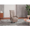 SESSEL in Flachgewebe Greige  - Greige/Schwarz, Konventionell, Textil/Metall (74/112/82cm) - Sit & More
