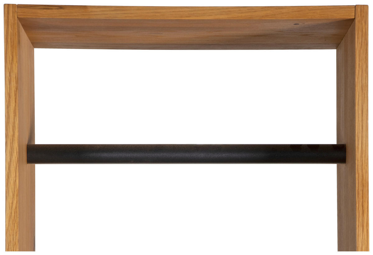 HALLMÖBEL 2 delar  i 120/196/43 cm  - svart/ekfärgad, Natur, metall/trämaterial (120/196/43cm) - MID.YOU