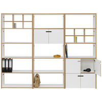 REGAL Weiß, Buchefarben  - Buchefarben/Weiß, MODERN, Holzwerkstoff (228/179,1/32cm) - Tojo