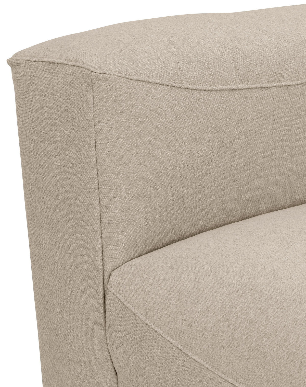 SOFAELEMENT Flachgewebe Creme  - Creme, Design, Kunststoff/Textil (75/73/100cm) - Max Winzer