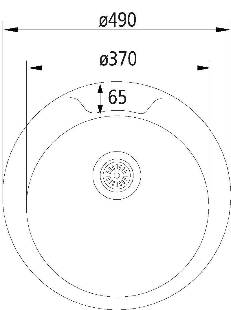 SPÜLE 1350028  - Edelstahlfarben, Basics, Metall (50/20/50cm) - HKT