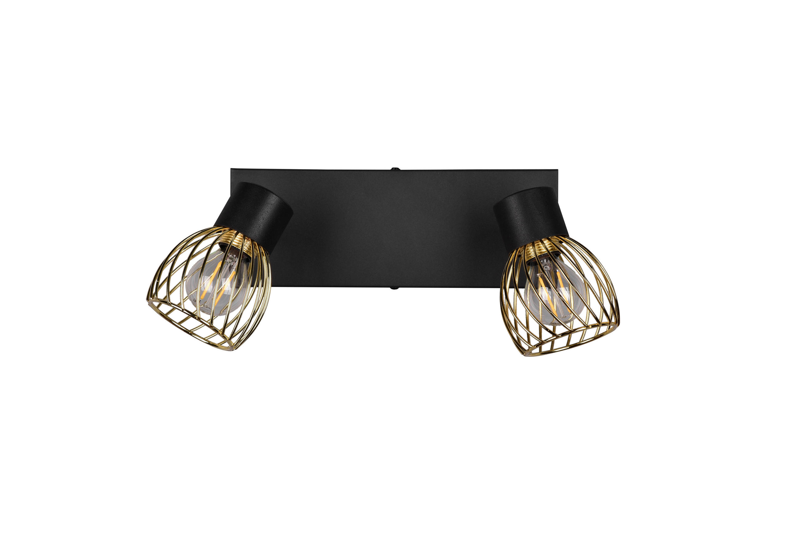 XXXLutz Strahler Ardon Schwarz, Gold 29.5x26x11 cm