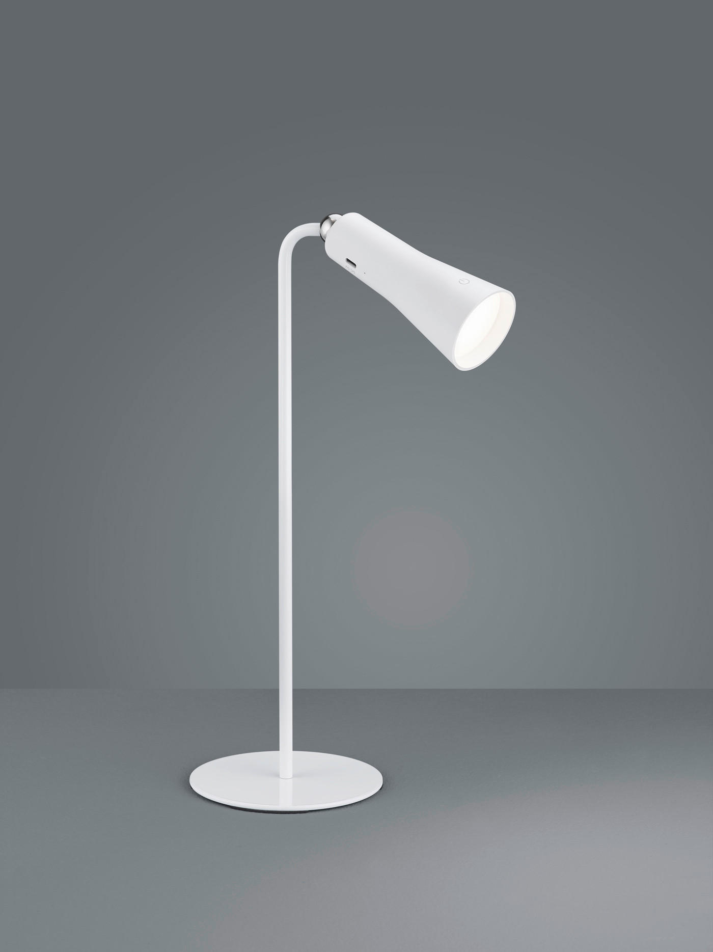 PUNJIVA STONA LAMPA - bela, Konvencionalno, metal (20/12cm)
