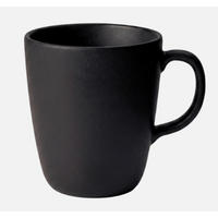 KAFFEEBECHER RAW Titanium Black 350 ml  - Schwarz Hochglanz, Basics, Keramik (350ml) - Aida