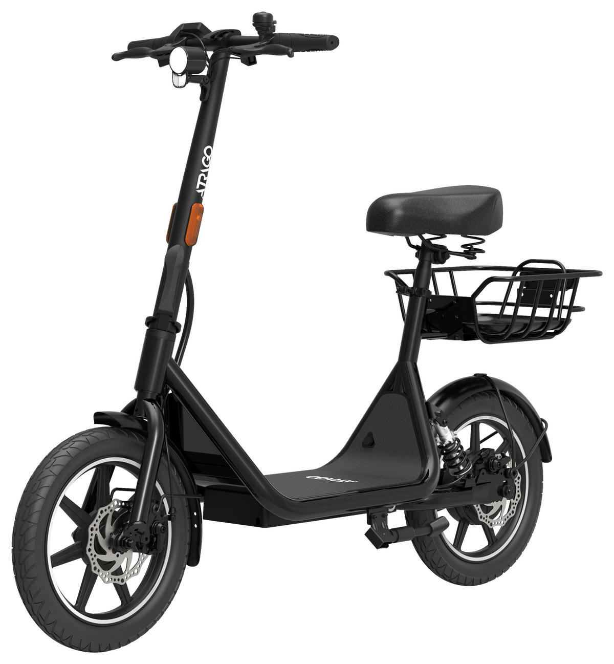 ELEKTROSCOOTER EKS 99 SCHWARZ  - Schwarz, KONVENTIONELL, Kunststoff/Metall (136,5/47/101,3cm) - Atrigo