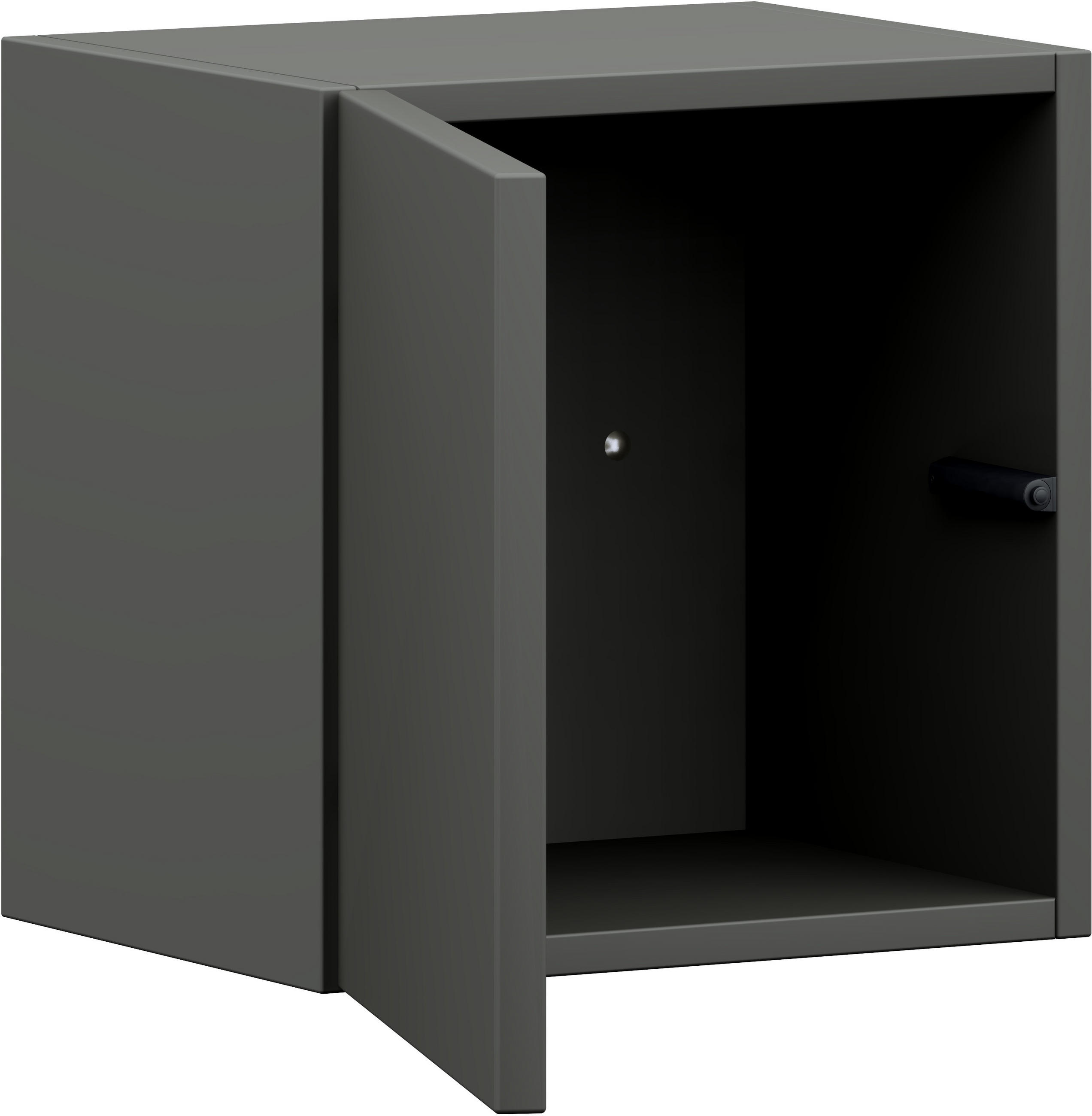 HÄNGEELEMENT Graphitfarben  - Graphitfarben, Design, Holzwerkstoff (34/34/26,9cm) - Cantus