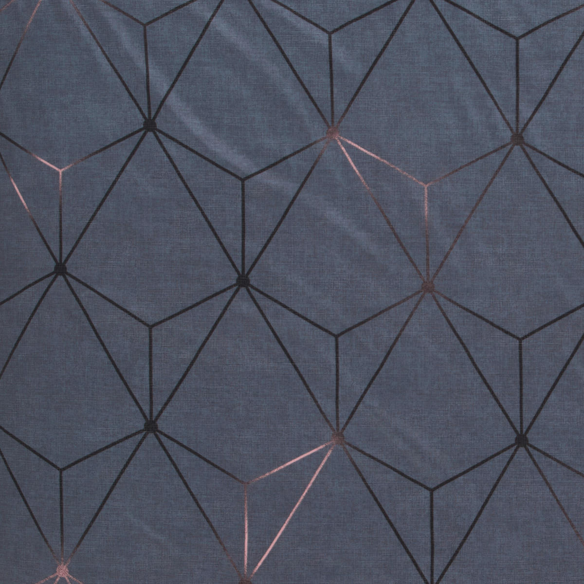 BETTWÄSCHE 3-teilig KIAN Satin 140/200 cm  - Graphitfarben, Design, Textil (140/200cm) - Estella