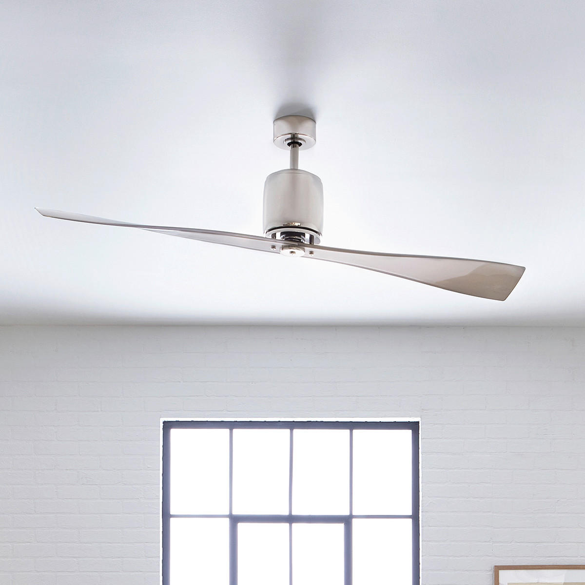 VENTILATOR STROPNI  boje nikla   boje šampanjca  KLF-Ferron  - boje nikla/boje šampanjca, Basics, metal/plastika (152/41cm)