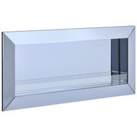 WANDSPIEGEL 120/52/12.5 cm    in rechteckig  - Klar/Dunkelgrau, Design, Glas/Holzwerkstoff (120/52/12.5cm) - MID.YOU