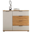 SIDEBOARD 120/96/38 cm  - Eichefarben/Hellgrau, Design, Holz/Holzwerkstoff (120/96/38cm) - Xora