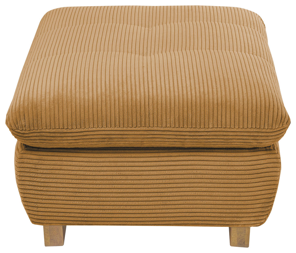 HOCKER Cord Honig  - Eichefarben/Honig, Design, Holz/Textil (106/43/74cm) - SetOne by Musterring