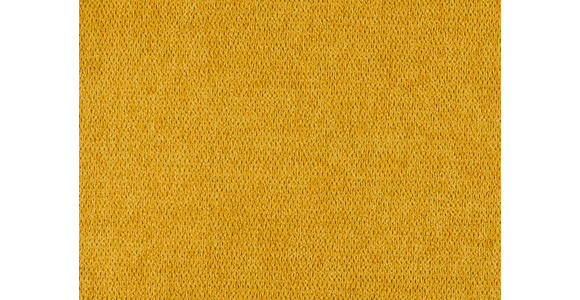 ECKSOFA in Chenille, Mikrofaser Gelb 157/299 cm - Gelb/Schwarz, Design, Textil/Metall (157/299cm) - Dieter Knoll