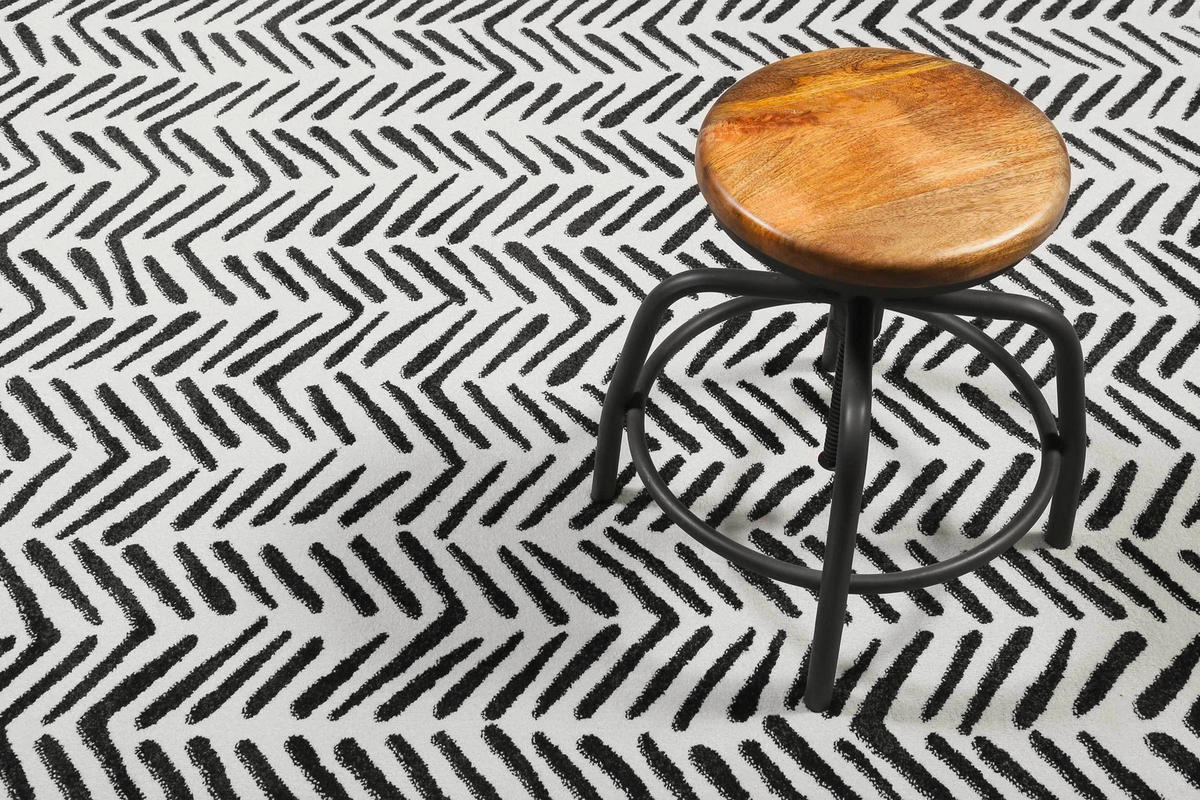 WEBTEPPICH 133/200 cm Congo Weiß  - Weiß, Design, Textil (133/200cm) - Esprit