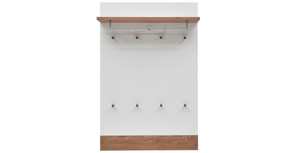 GARDEROBENPANEEL 92/140/28 cm - Eichefarben/Weiß, Design, Holz/Holzwerkstoff (92/140/28cm) - Dieter Knoll