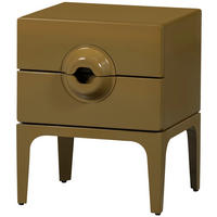 KOMMODE Merge, 44/57/45 cm, 2 Schublade(n)  - Honig, Design, Holz/Metall (44/57/45cm) - Livetastic