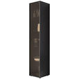 VITRINE Anthrazit  39/204/44 cm  - Anthrazit, Design, Glas/Holz (39/204/44cm) - Johann Jakob