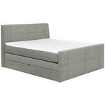 BOXSPRINGBETT 180/200 cm  in Grau  - Grau, KONVENTIONELL, Textil (180/200cm) - Carryhome