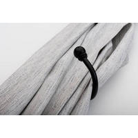 CÂRLIG FALDURI  - negru, Basics, metal (0.062kg)