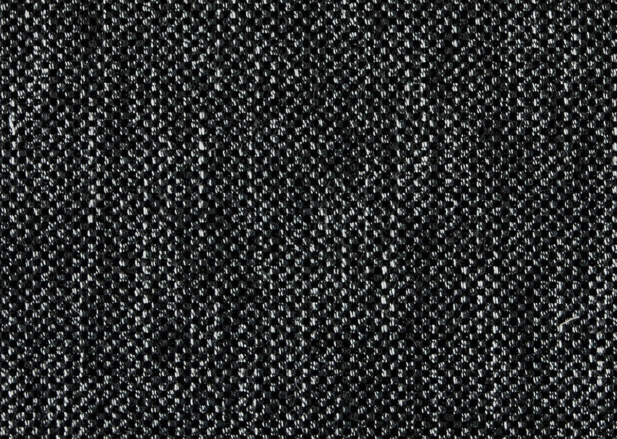ECKSOFA in Flachgewebe Schwarz  260/210 cm  - Schwarz, Design, Textil/Metall (260/210cm) - Johann Jakob